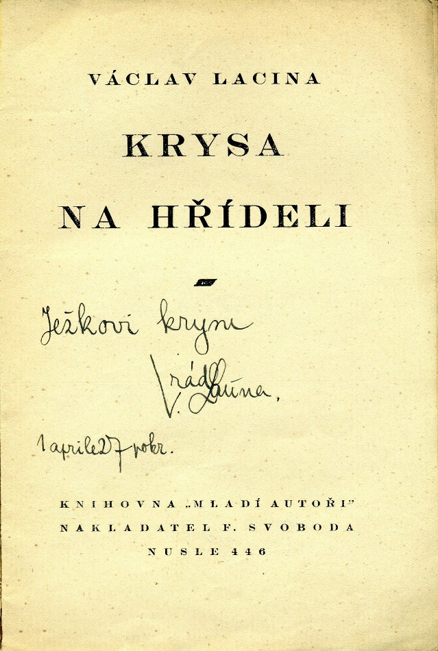 title page and dedication