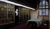 Library of F.Palacký in interieur of National Museum Library. Taken from: Převzato z Průvodce: Knihovna Národního muzea, 1999