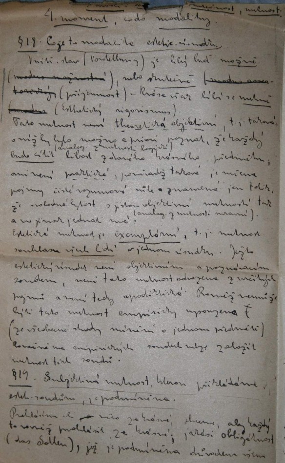 second  leaf of excerpts - first page