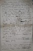 třetí list výpisků - první strana