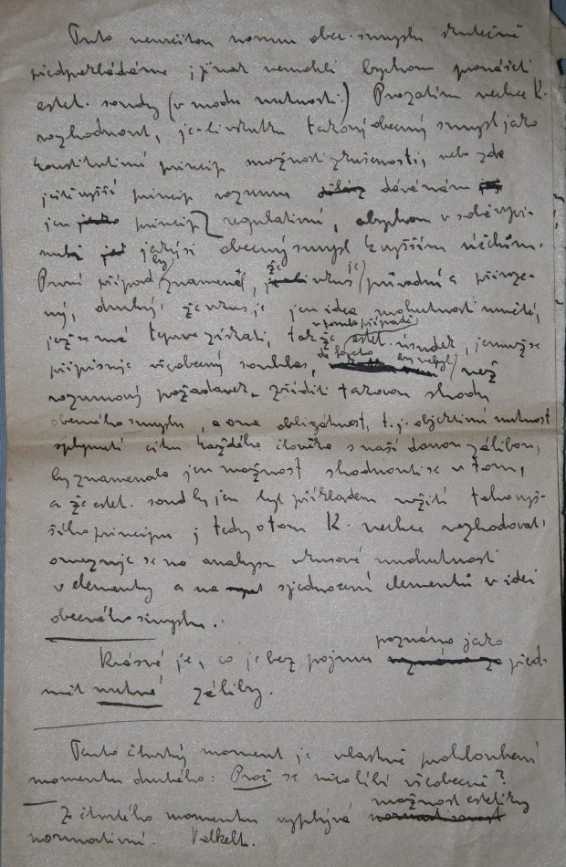 third  leaf of excerpts - first page
