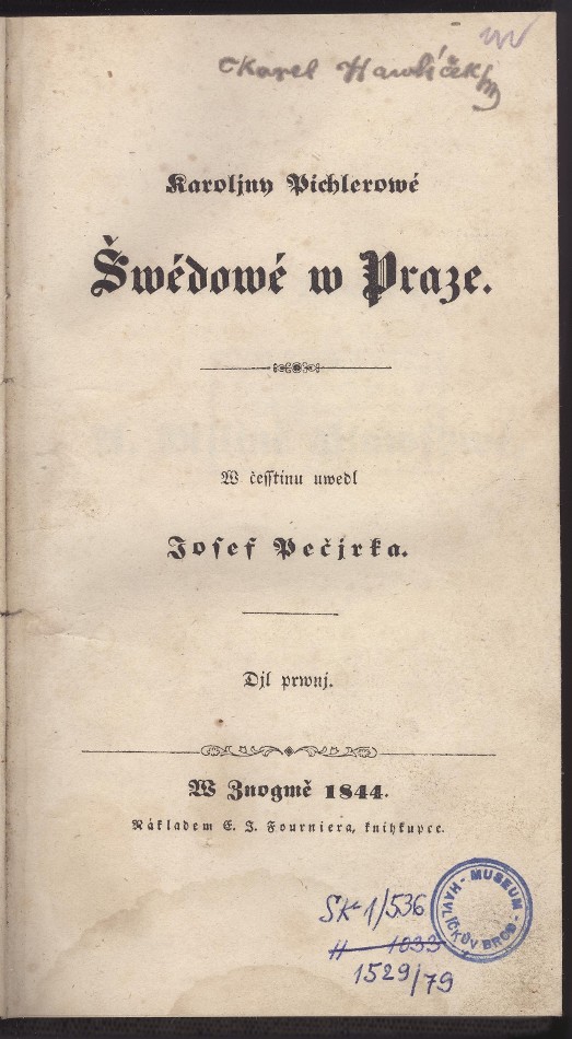 title page with signature
