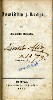 signature - title page of the second part