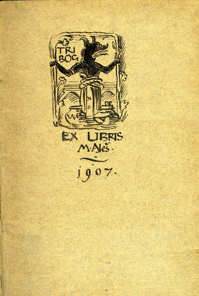 ručně kreslené exlibris