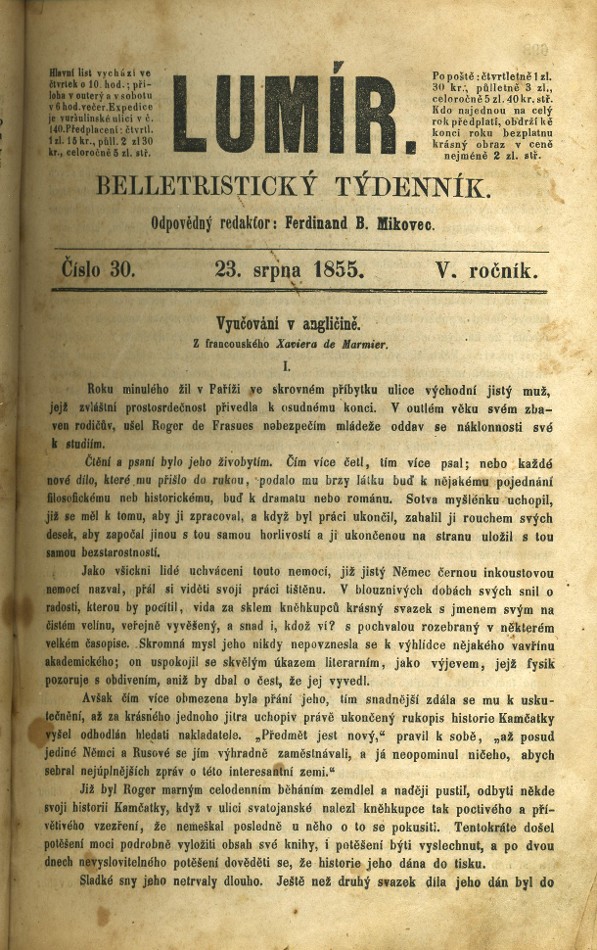 titulní strana