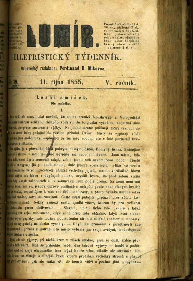 vybarvený nadpis