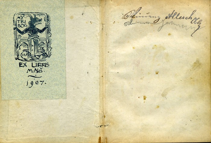 ex-libris and signature
