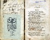 rubber stamp and inscriptions