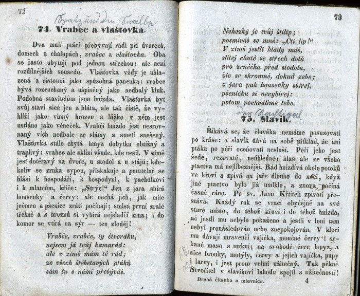 vpisky azbukou