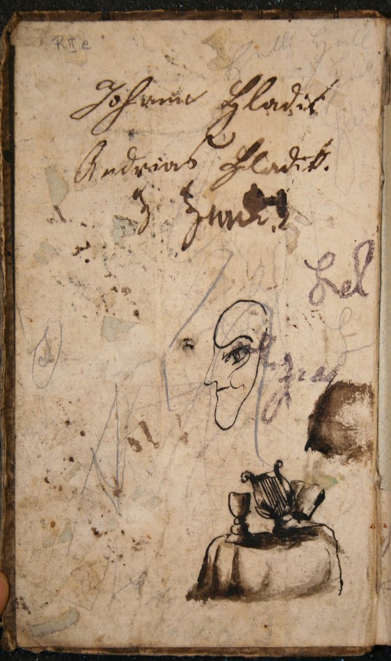 drawing on the fly-leaf II
