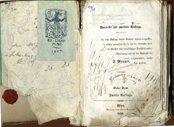 title page with signature