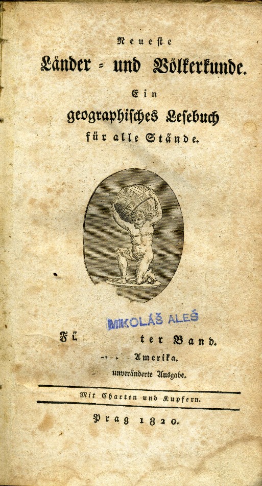 title page with rubber stamp