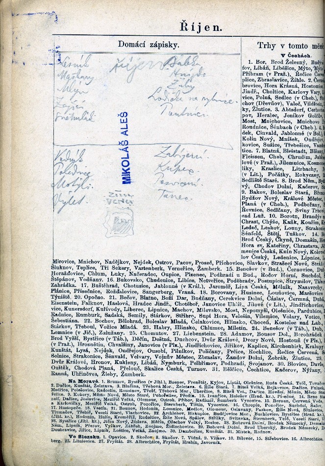 vpisky VI