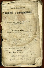 title page with signature and inscriptions