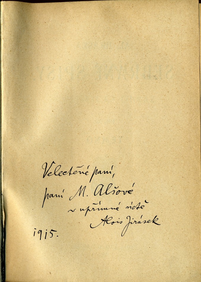 dedication to Aleš´s wife