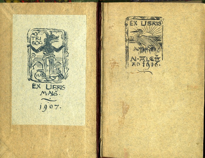 tištěné a kreslené exlibris