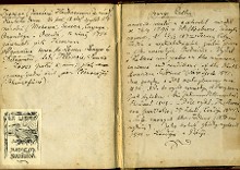 inscriptions on the topic of clans of Indians and the American painter and traveller George Catlin