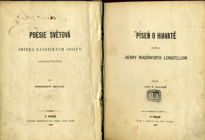 title page and rubber stamp