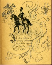 ornaments sketched in Aleš´s printed picture in the book