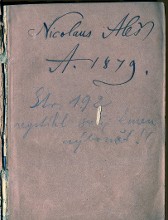 Signature and inscription