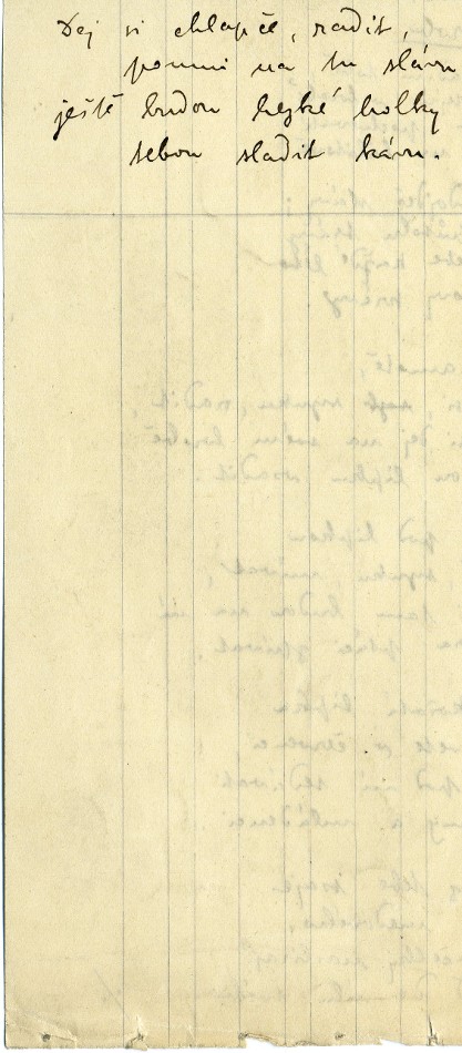 the second side of the inserted poem from K.H.Borovský