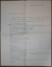 first page of 1st letter of František Jirásek