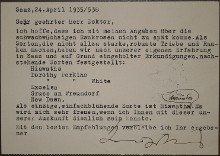 letter from firm Kidery a Preissner