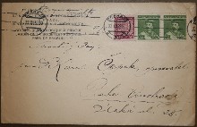 envelop of the letter of František Zeman