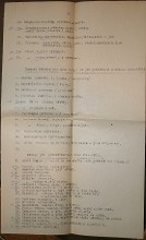 second page of the list sent by F.Zeman to Čapek