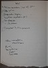vložený list s Čapkem vypsanými jmény rostlin IX - druhá strana