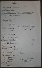 inserted list of Čapek´s notes about plants VI